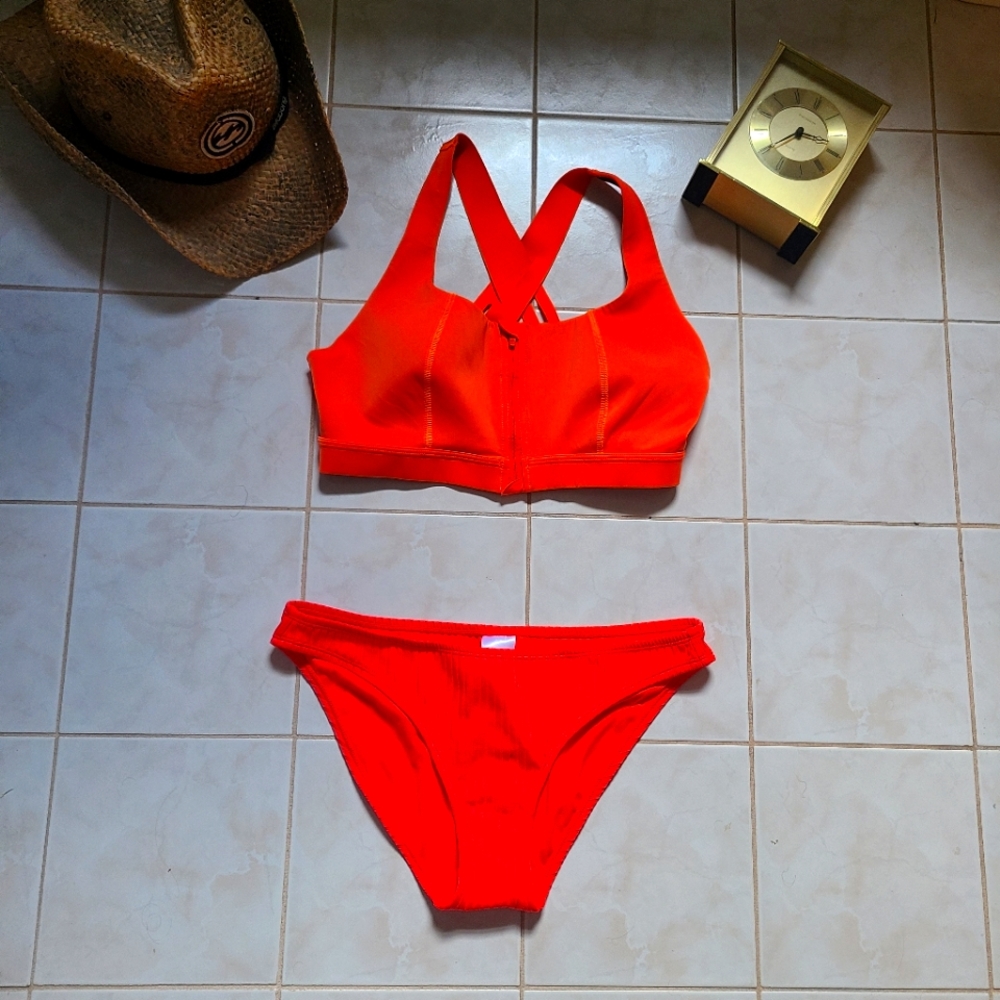 Orange bikini